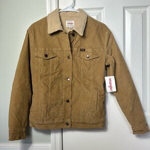 Wrangler Corduroy Sherpa Jacket - Color tan/caramel
